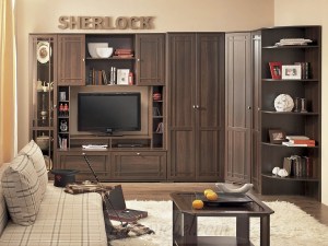 Модульная гостиная Sherlock Орех шоколадный (Глазов)